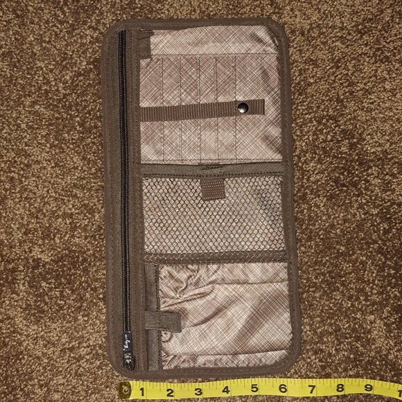 NWT Thirty one Made In The Shade Pocket car organizer in Taupe Cross Pop - Picture 6 of 7